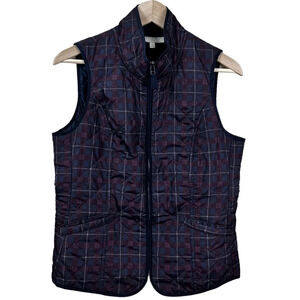 Talbots • Plaid Vest